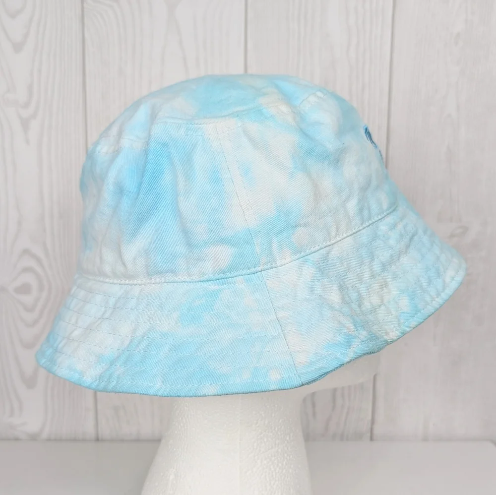Don Julio Hit Bucket Hat Tie Dyed With Ice Method Light Blue And White - Picture 4 of 8